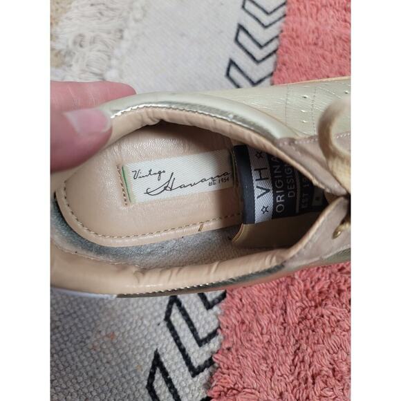 VINTAGE HAVANA THE FUTURE SNEAKERS IN WASHED GOLD, SZ 9 - Picture 11 of 13